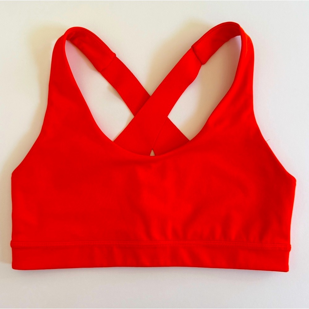 Orange CrossBack Med Impact Sports Bra -s